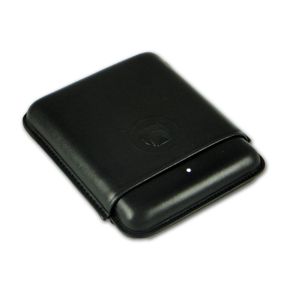 Alfred Dunhill Bulldog 4 Finger Robusto Black Cigar Case