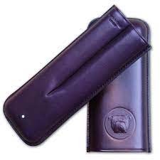 Alfred Dunhill Bulldog 2 Finger Corona Purple Cigar Case