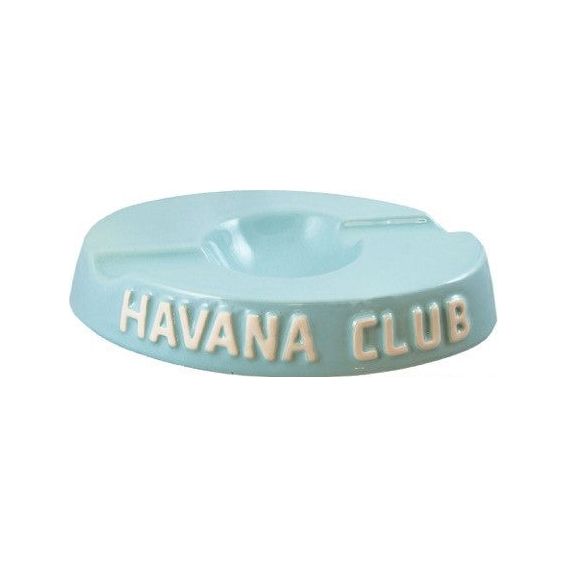 El Socio Double Ashtray Caribbean Blue, cigar ashtrays, cigar accesories, Havana Club ashtrays