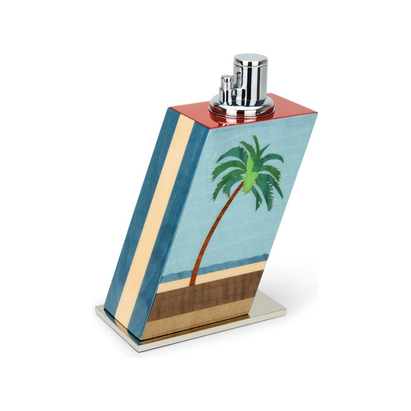 Elie Bleu Table Lighter "Casa Cubana" Sycamore, cigar accessories, cigar lighter 