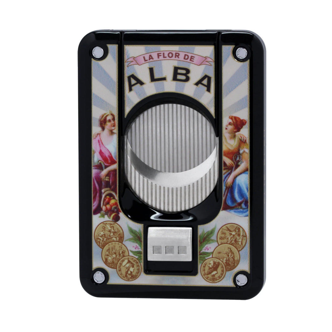Elie Bleu Cigar Cutter Flor de Alba Black