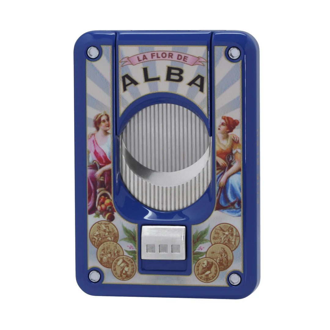 Elie Bleu Cigar Cutter Flor de Alba Blue