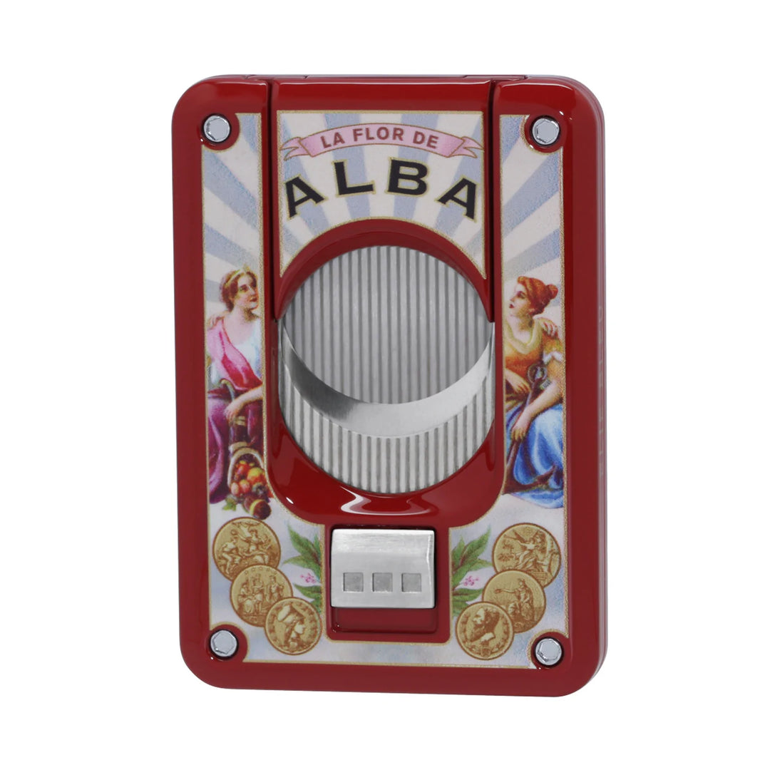 Elie Bleu Cigar Cutter Flor de Alba Red