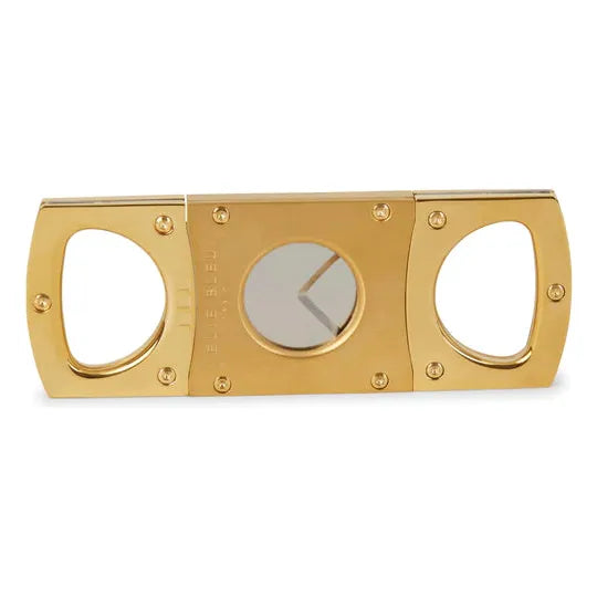 Elie Bleu Cigar Cutter Stainless Steel Golden Polished/Satin