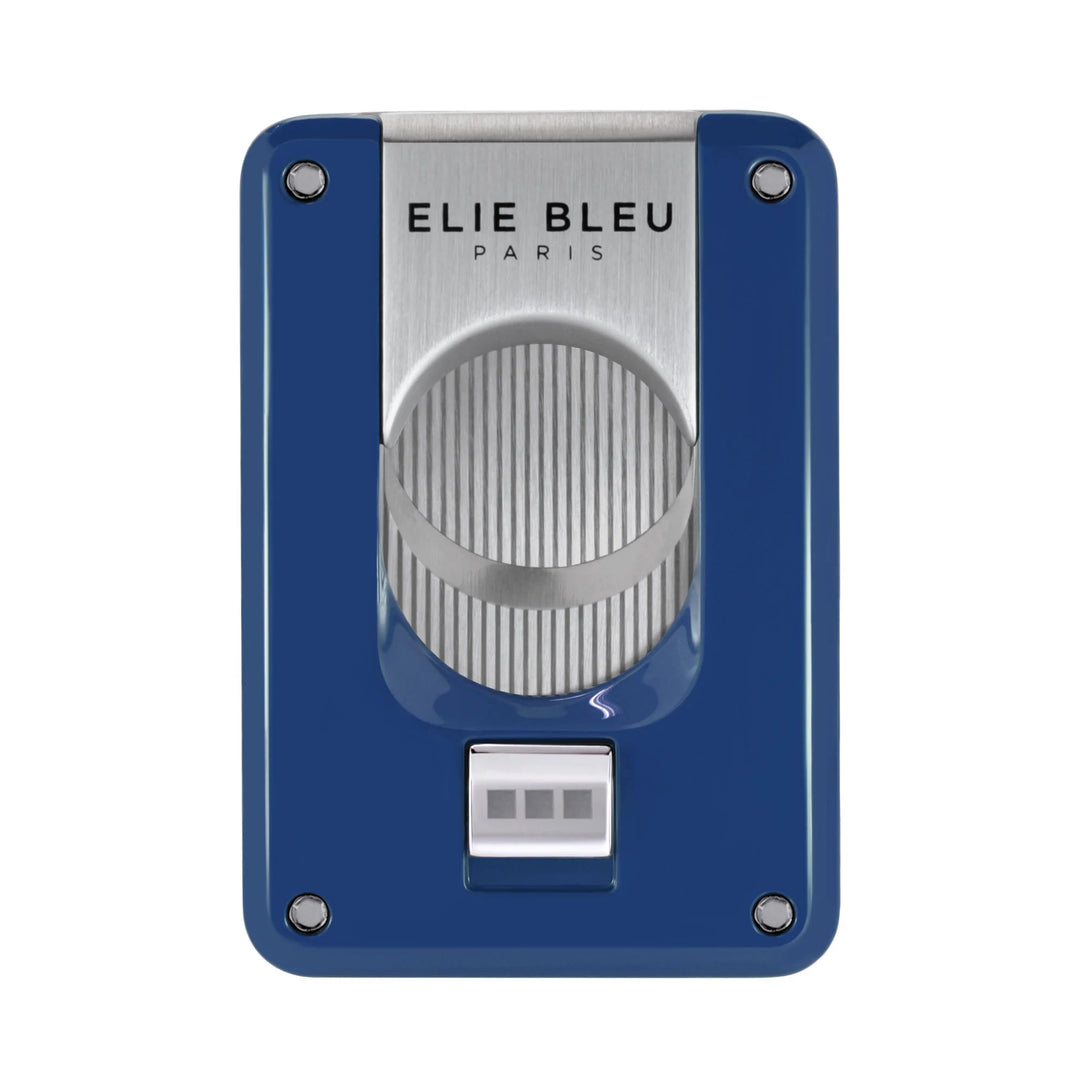 Elie Bleu Cigar Cutter Hi Gloss Blue Lacquer