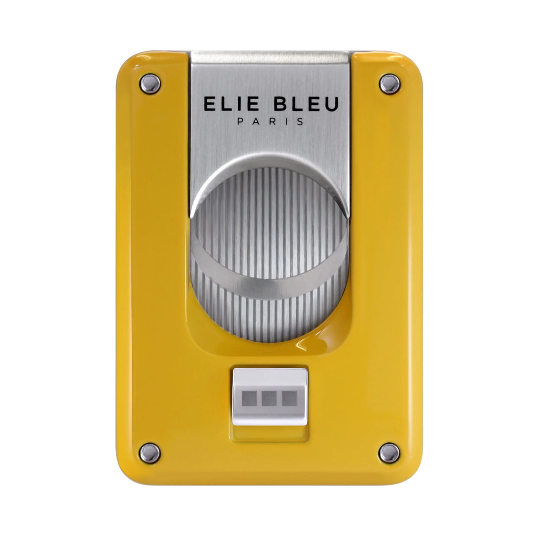 Elie Bleu Cigar Cutter Hi Gloss Yellow Lacquer