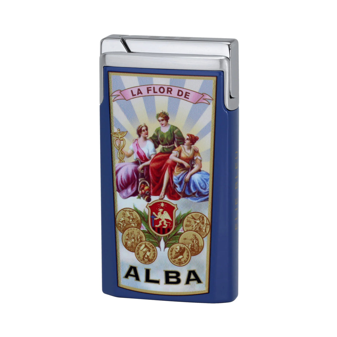Elie Bleu Cigar Lighter Jet Flame Alba Blue