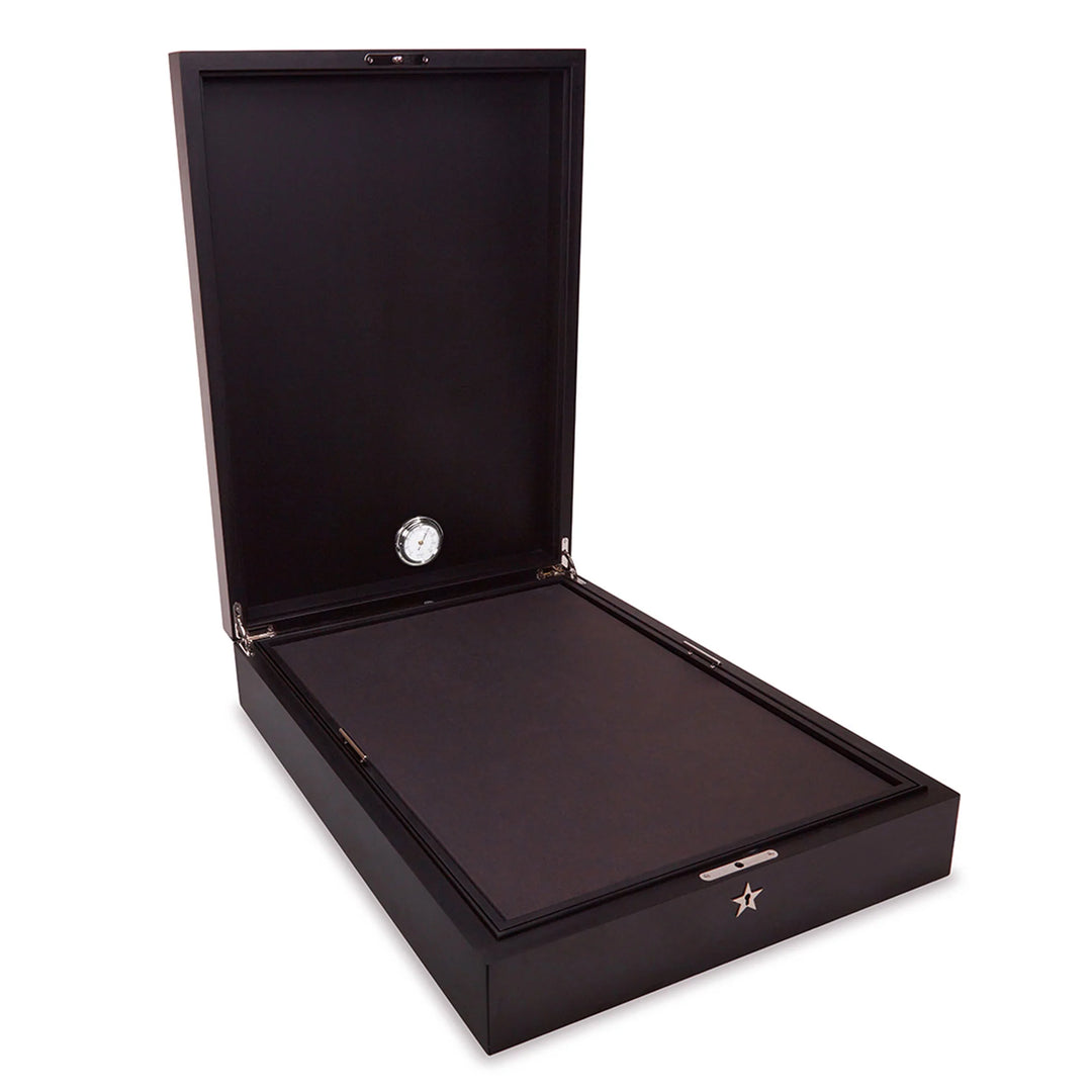 Elie Bleu Cigar Humidor Man and Black Sycomore 250 Sticks