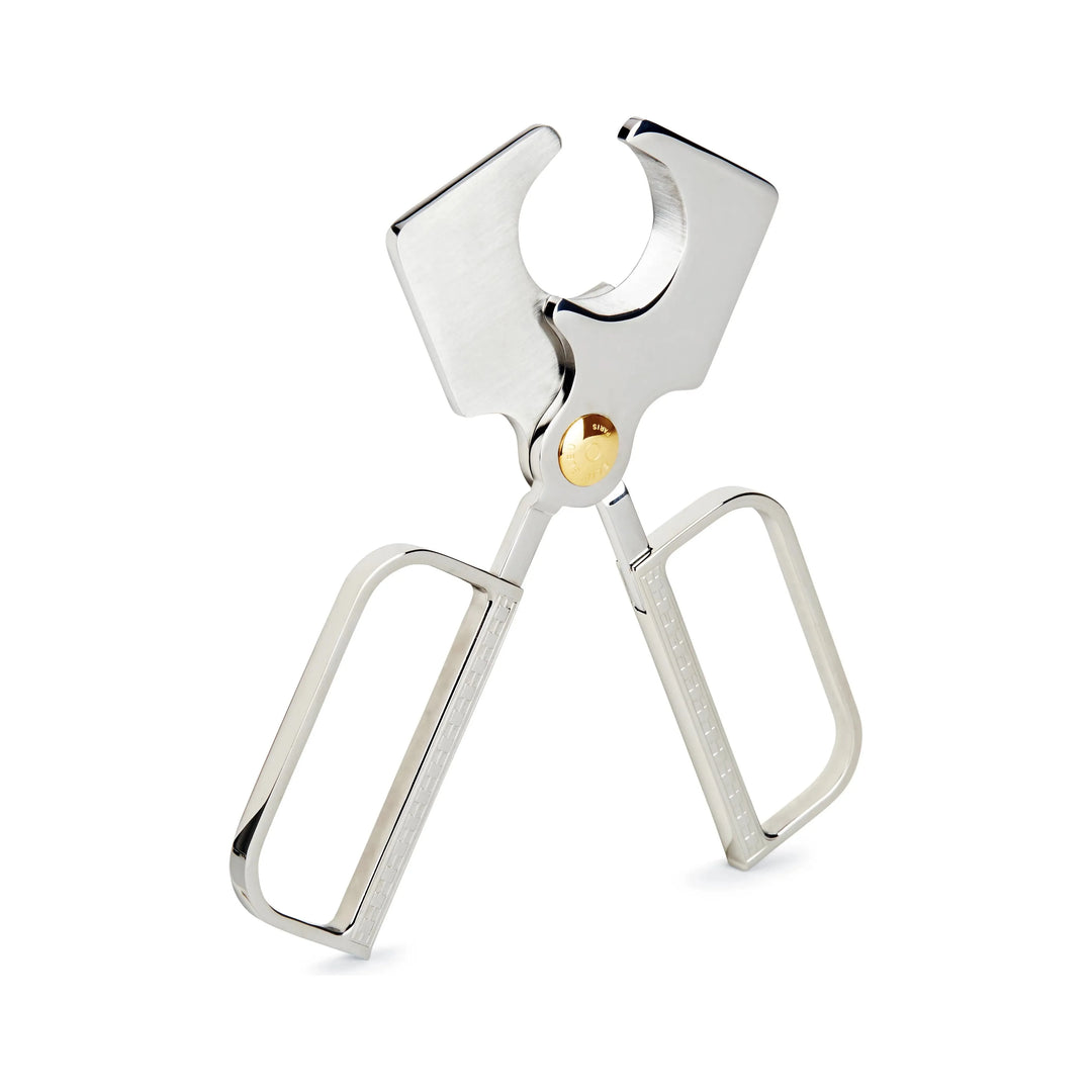 Elie Bleu Cigar Scissors Silver Stainless Steel