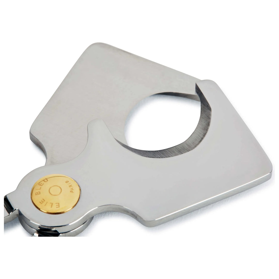 Elie Bleu Cigar Scissors Silver Stainless Steel