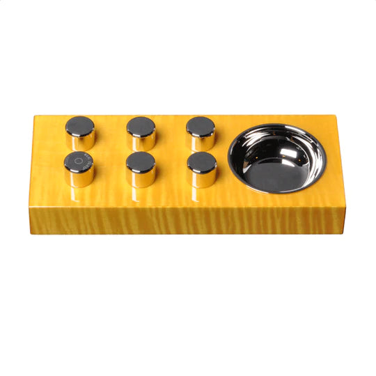 Elie Bleu Egoista Cigar Ashtray Fruit Yellow Sycamore