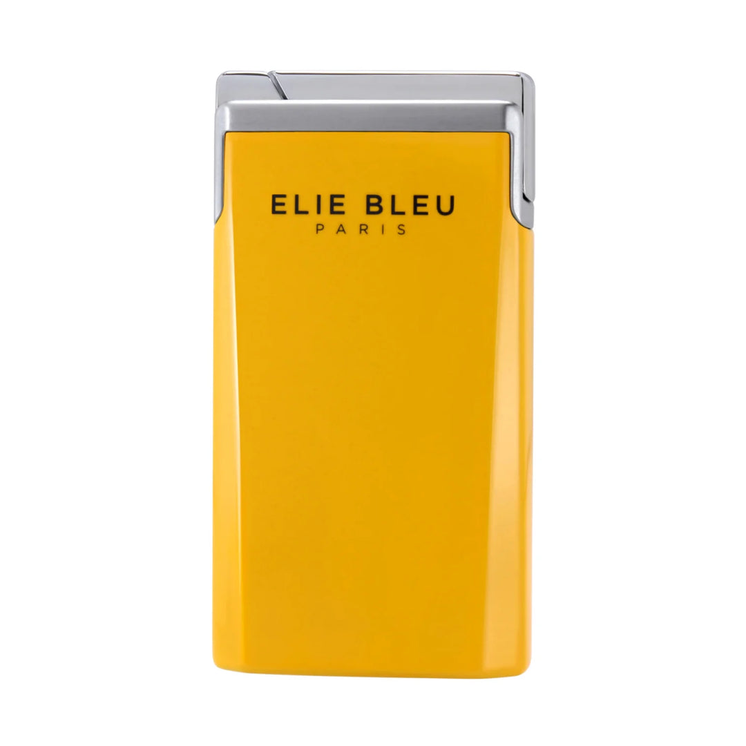 Elie Bleu J-15 Cigar Lighter Jet Flame Yellow Lacquer