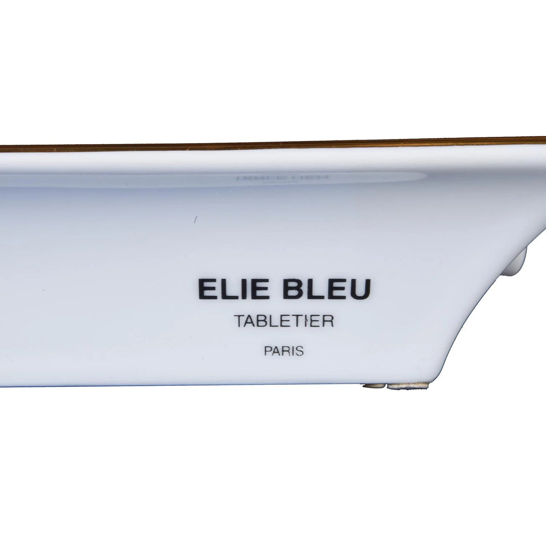 Elie Bleu Porcelain Cigar Ashtray Che Pop Art Orange-Red
