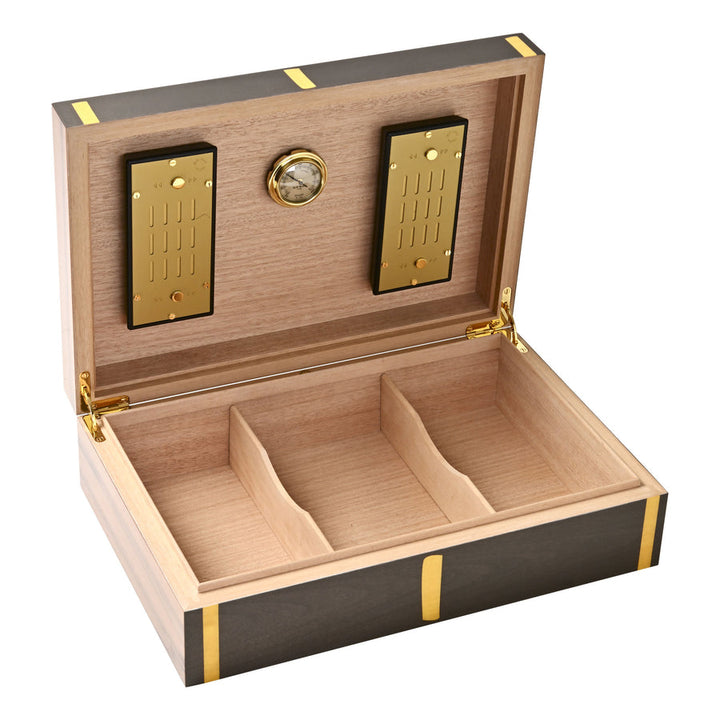 Elie Bleu Wooden Cigar Humidor "Route 66" (110 cigars)