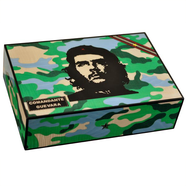 Elie Bleu Wooden Humidor 110 - Che Camouflage (110 Cigars), cigar humidors, cigar accesories