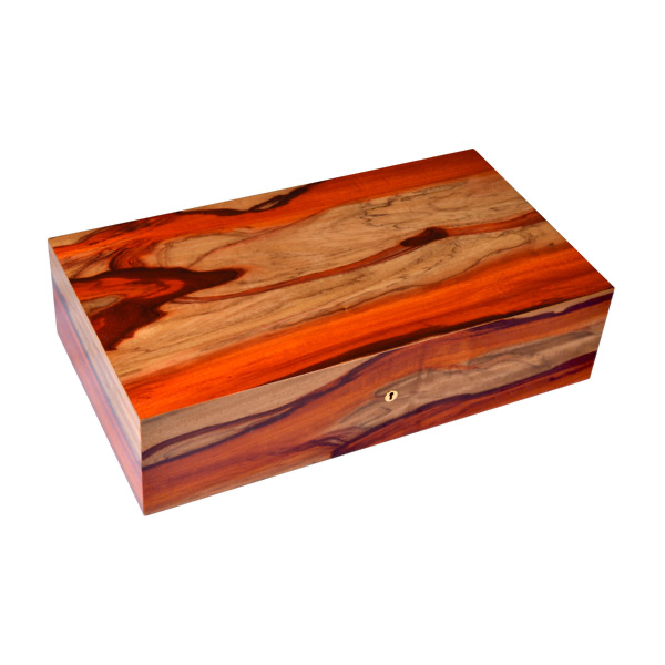 Elie Bleu Wooden Humidor 110 - Long Padouk (110 Cigars), cigar accesories, cigar humidors, Elie Bleu