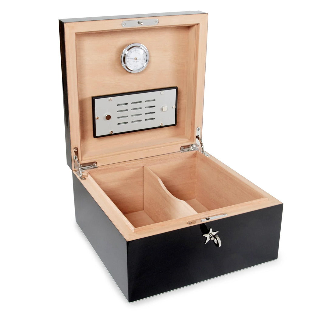 Elie Bleu Wooden Cigar Humidor - Che Camouflage  (75 Cigars)