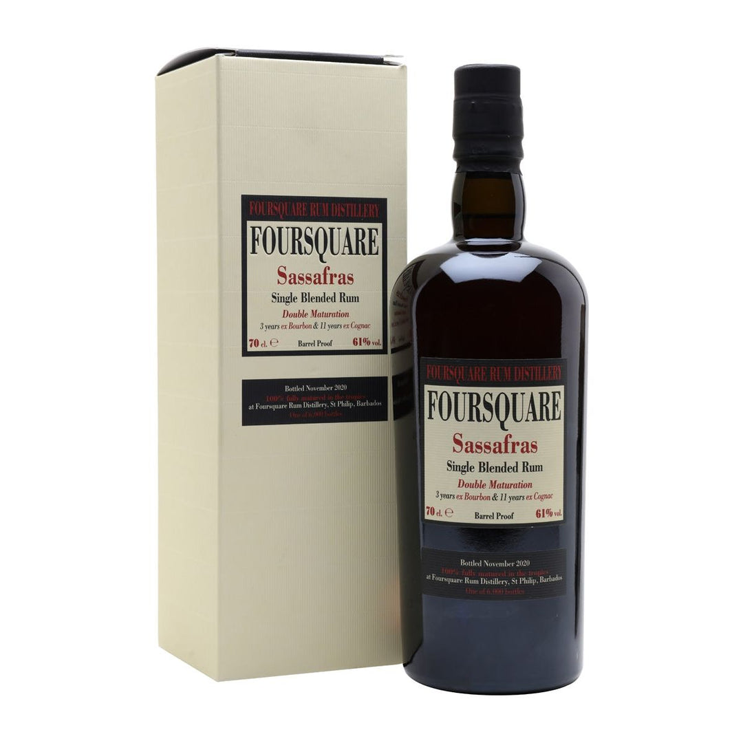 Foursquare 2006 Sassafras 14 years Cognac Finish, fine spirits, premium drink, rum