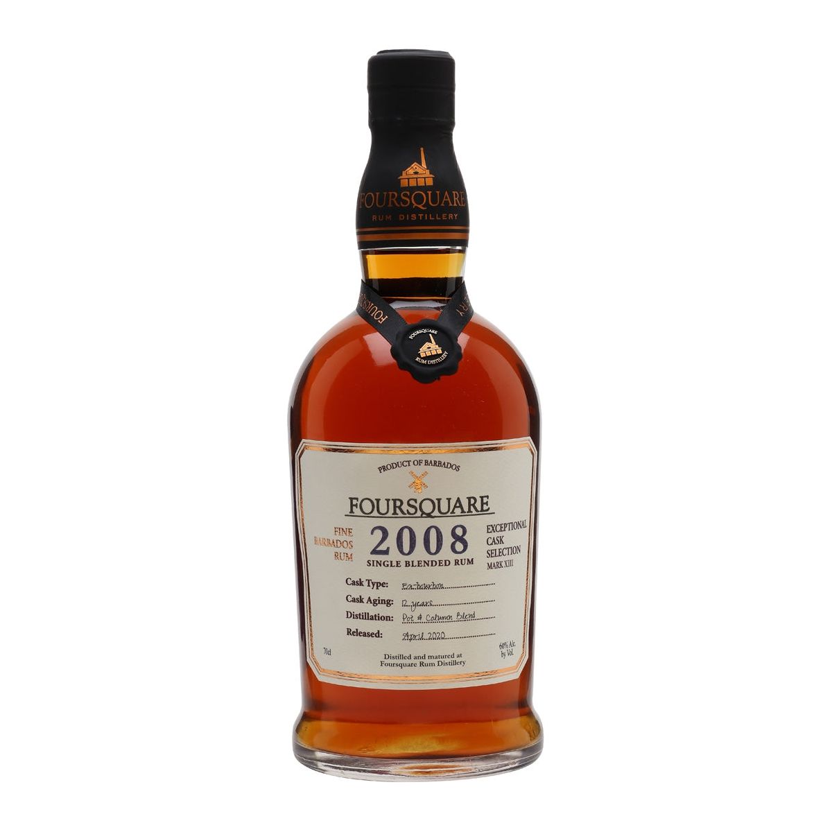 Foursquare 2008 Cask Strength, rum, fine spirits, premium drinks