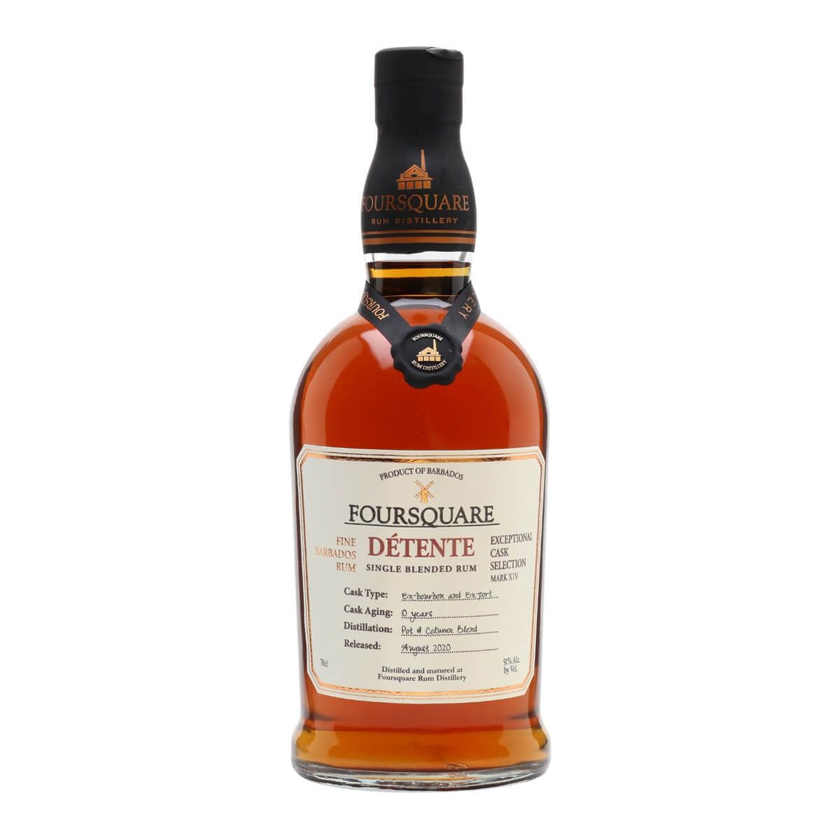 Foursquare Detente 10 year 51% 70cl, rum, fine spirits, premium drinks