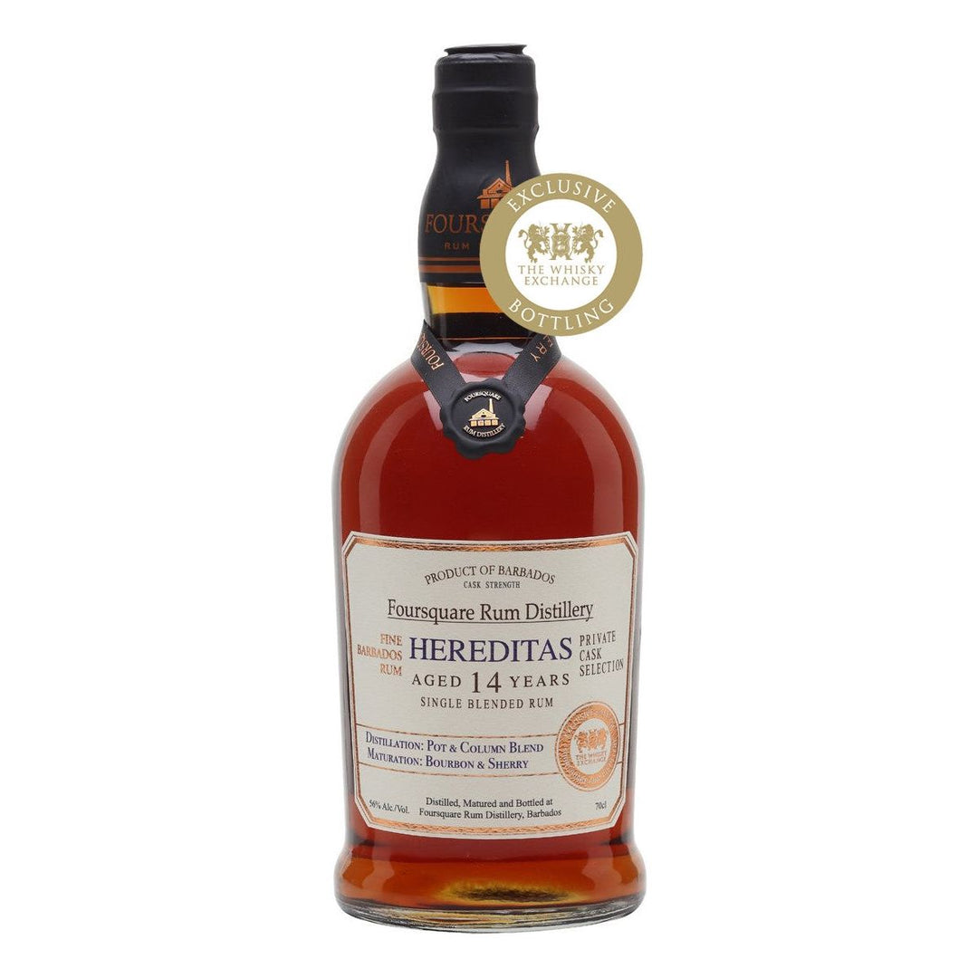 Foursquare Hereditas 14 Years Old TWE Exclusive, rum, premium drinks, fine spirits