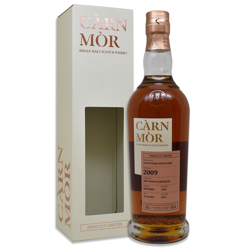 Carnmor Single Malt Scotch Whisky, Glenlossie Distillery 2009 Red Wine Barriques