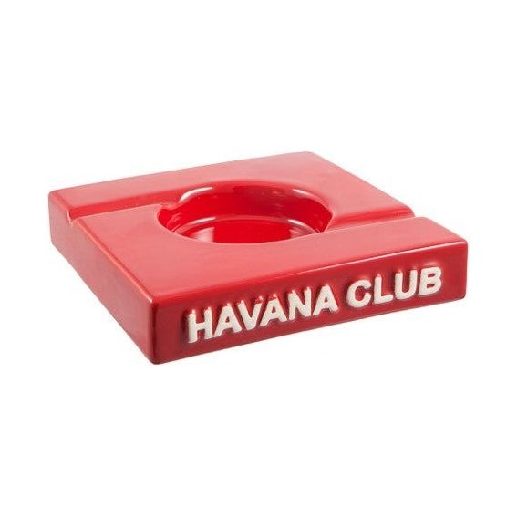 Havana Club Cigar Ashtray Vermillon Red (El Duplo)