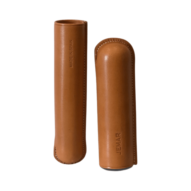 Jemar Leather Cigar Case Single Robusto Natural