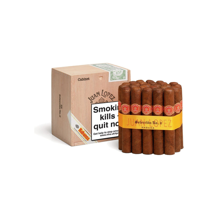 Juan Lopez Seleccion No. 2, cuban cigars, hand made cigars, box of 25
