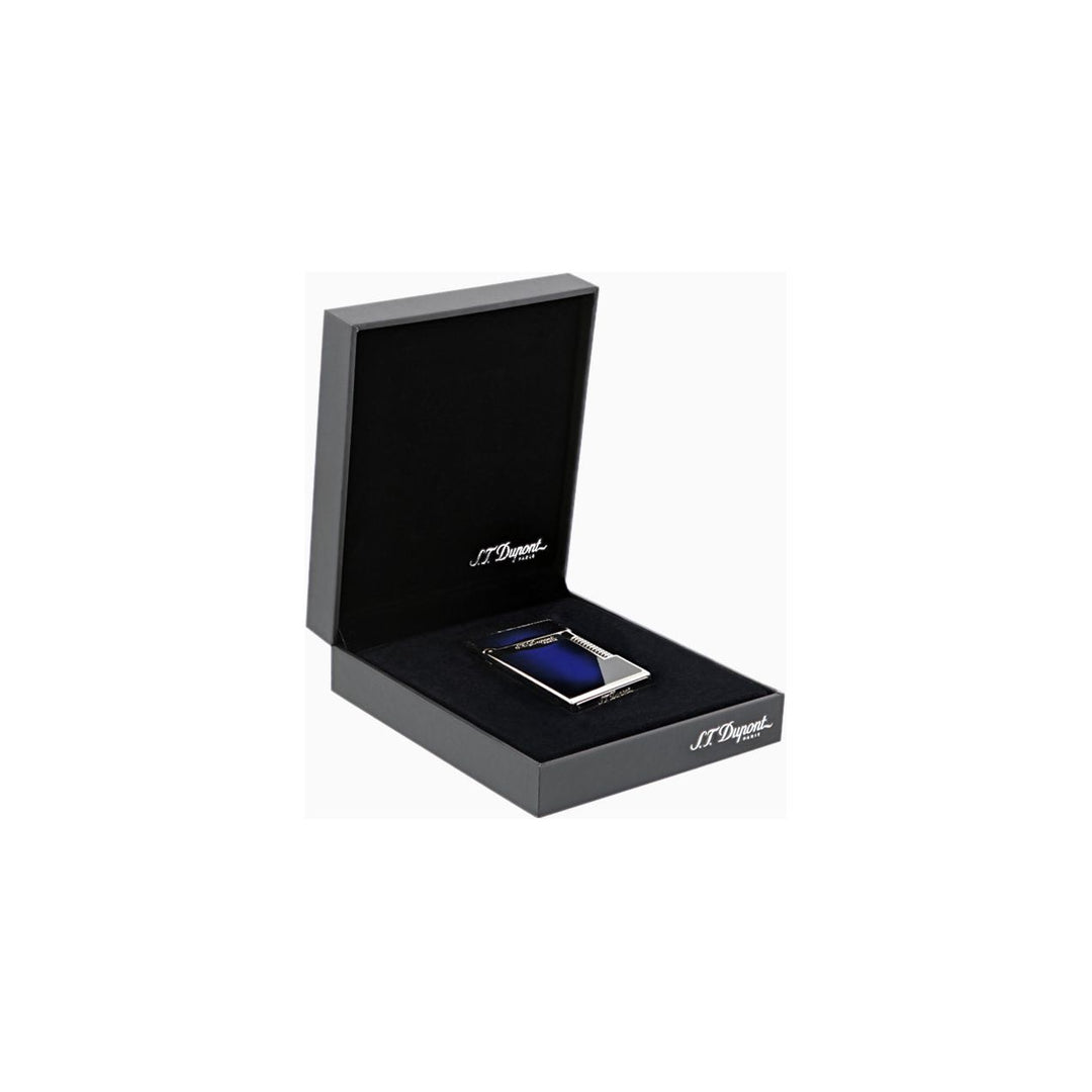 S.T. Dupont Le Grand Sunburst Blue Lighter