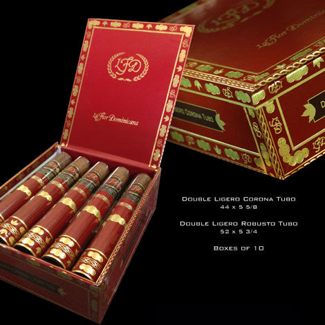 La Flor Dominicana Double Ligero Robusto Crystal Tube, Dominican Republic cigars, new world cigars, hand made cigars.