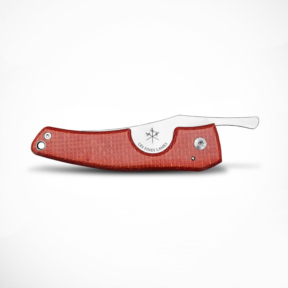 Les Fines Lames Le Petit Cigar Knife Cutter - Orange Micarta
