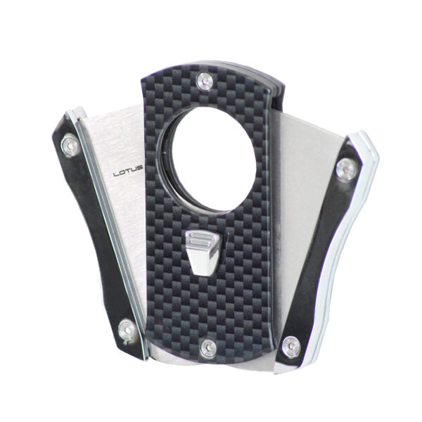 Lotus Deception Chrome CF & Chrome Cutter, cigar accessories, cigar cutter