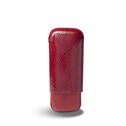 Recife 2 Finger Robusto Cigar Case Miami Vice Red