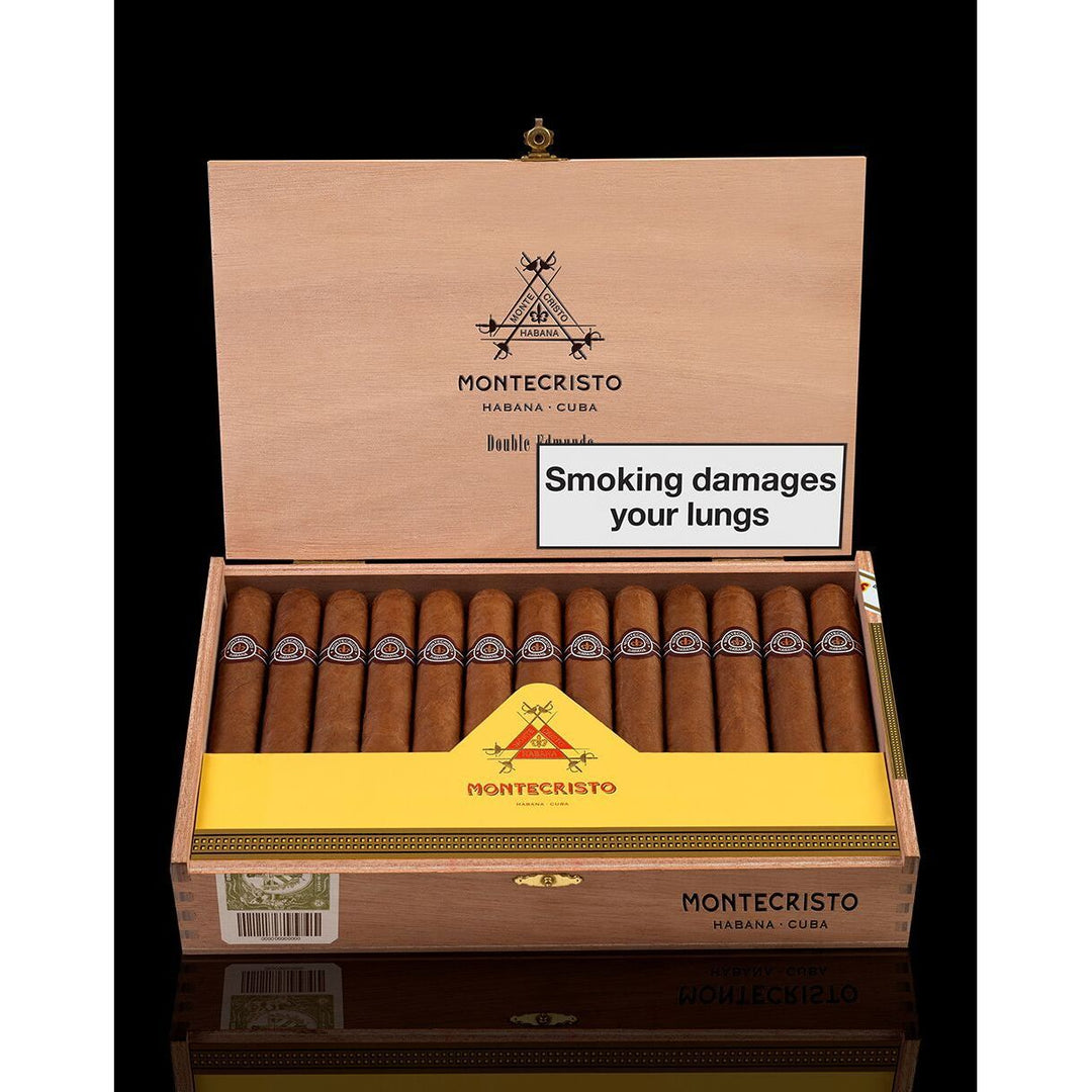 Montecristo Double Edmundo, cuban cigars, hand made cigars, box of 20