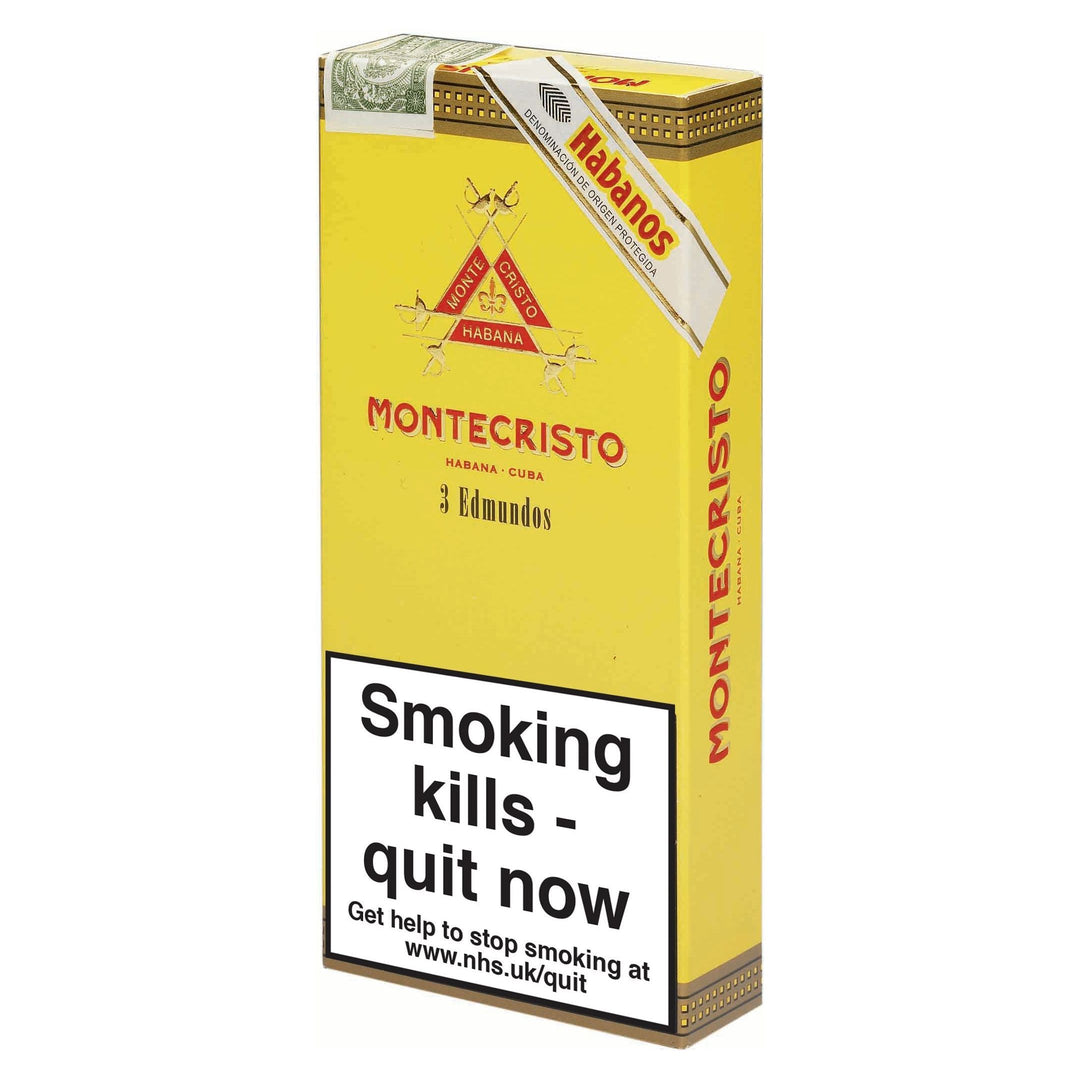 Montecristo Edmundo, cuban cigars, hand made cigars, pack of 3
