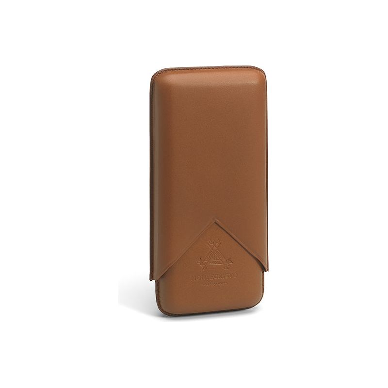 Montecristo Leather Cigar Case with 3 Edmundo Cigars
