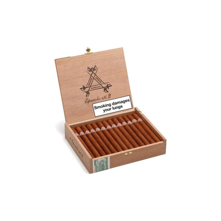 Montecristo Especiales No. 2, cuban cigars, hand made cigars, box of 25