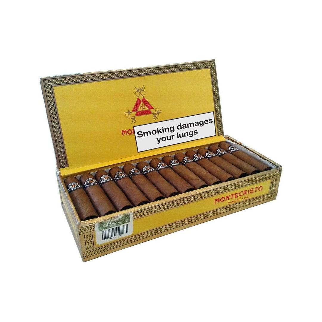 Montecristo Media Corona, cuban cigars, hand made cigars, box of 25
