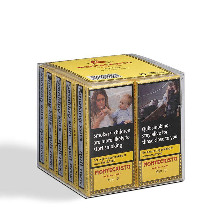 Montecristo Minis, machine made cigarrillos