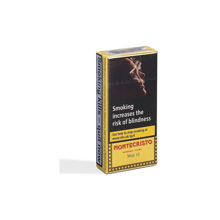 Montecristo Minis, machine made cigarrillos