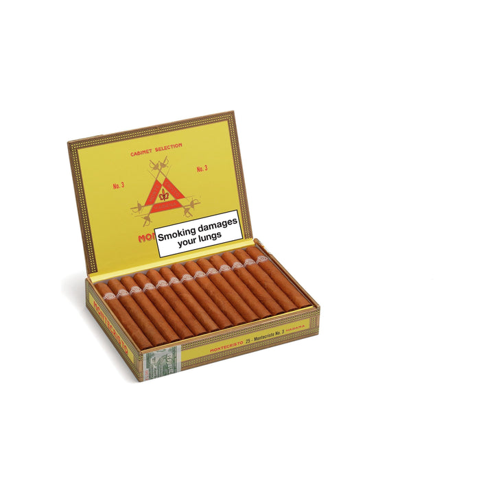 Montecristo No.3, cuban cigars, hand made cigars,, box of 25