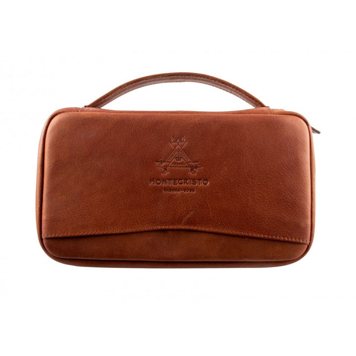 Montecristo Leather Travel Humidor-5 Cigars