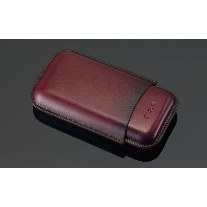 PCC Siglo Patina Cigar Case Purple 3 FingersPCC Siglo Patina Cigar Case Purple 3 Fingers