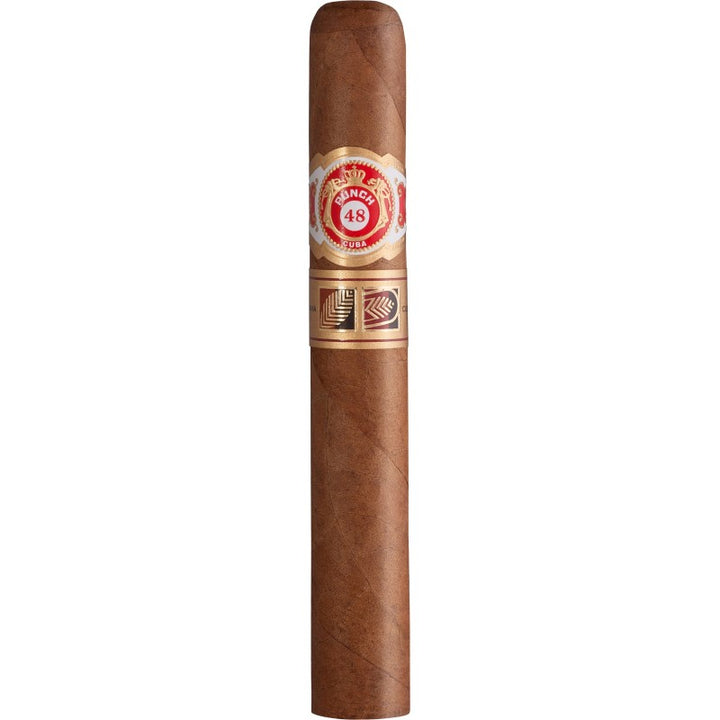Punch 48 La Casa Del Habano Cigar has a unique vitola, presented in varnished boxes of 10. Woody, floral &amp; Hazelnut tones, a great Cuban cigar to smoke. Single Stick