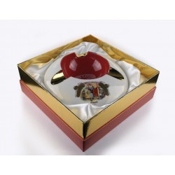 Cigarte Romeo and Julieta Cigar Ashtray Porcelain - 3 Cigars