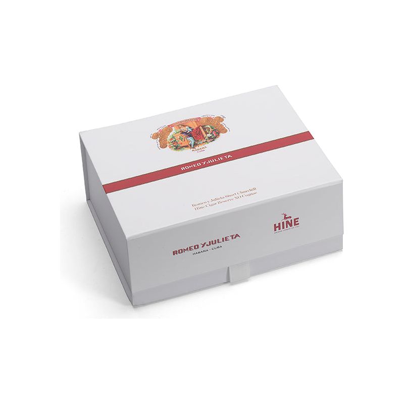 Romeo y Julieta Short Churchill and Hine Cigar Reserve XO Cognac Gift Box