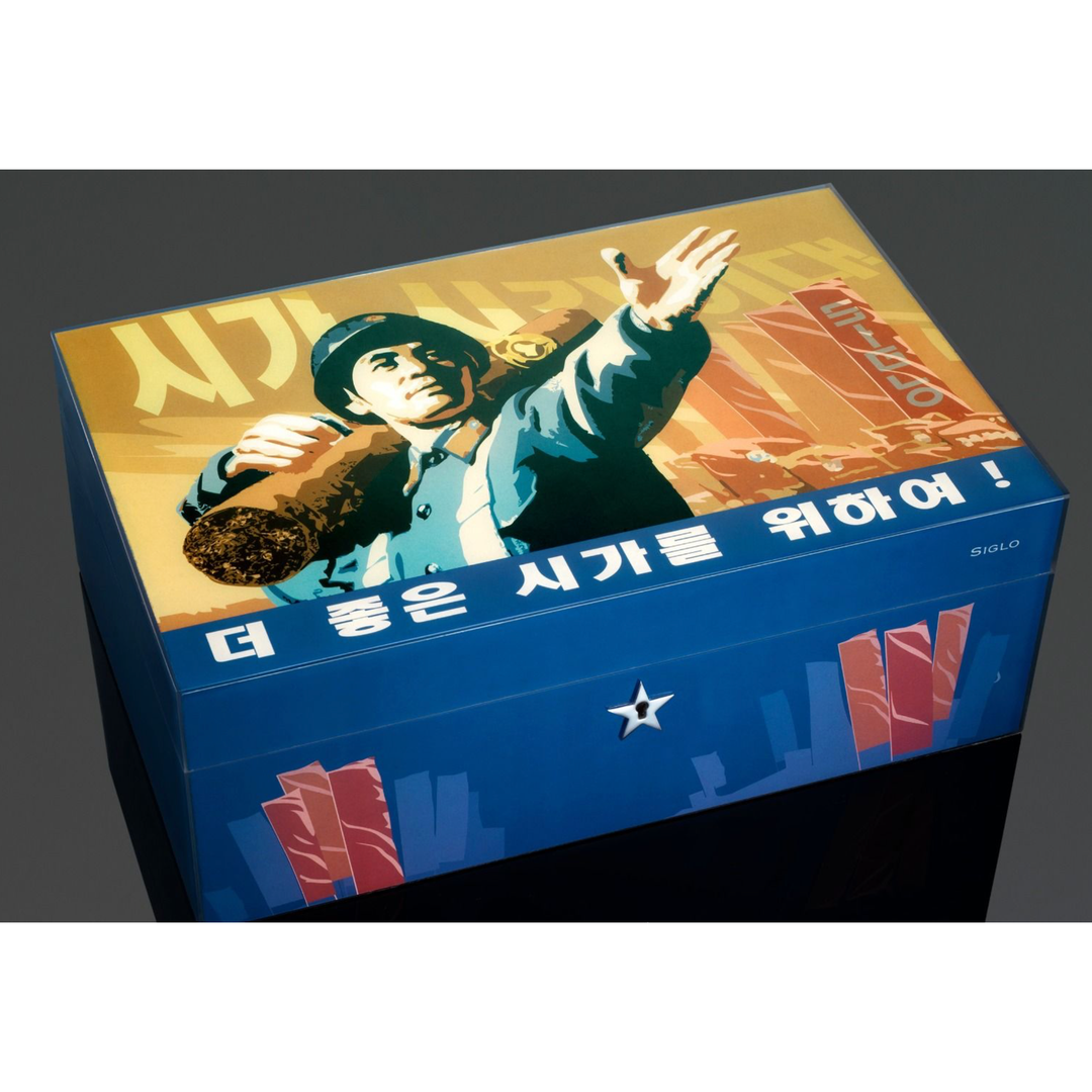 PCC Siglo North Korean Revolution Cigar Humidor (75 Sticks)