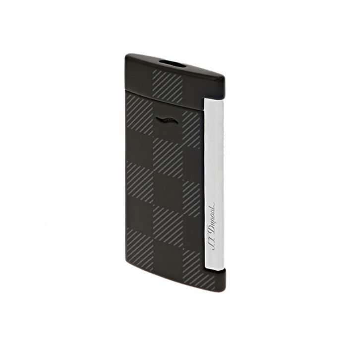 S.T Dupont Lighter Slim 7 Checked Black