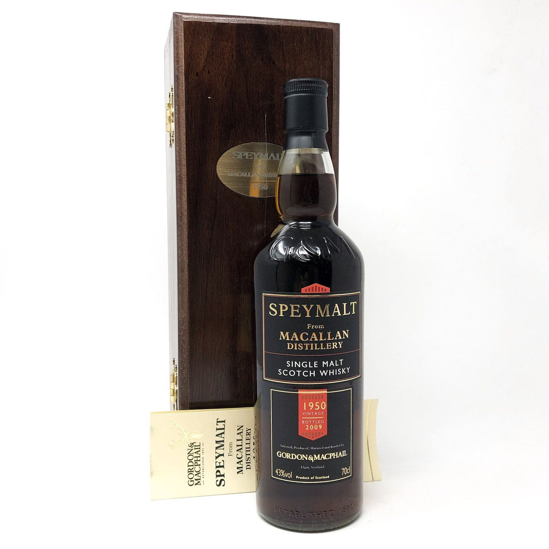 Macallan 1950 Bot.2009 Speymalt Gordon &amp; Macphail, rare single malt whisky, fine spirits, premium drinks